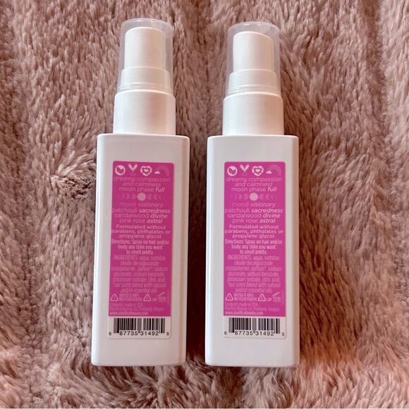 2 Pacifica Dream Moon Hair & Body Mist Mini Sprays - Picture 2 of 4